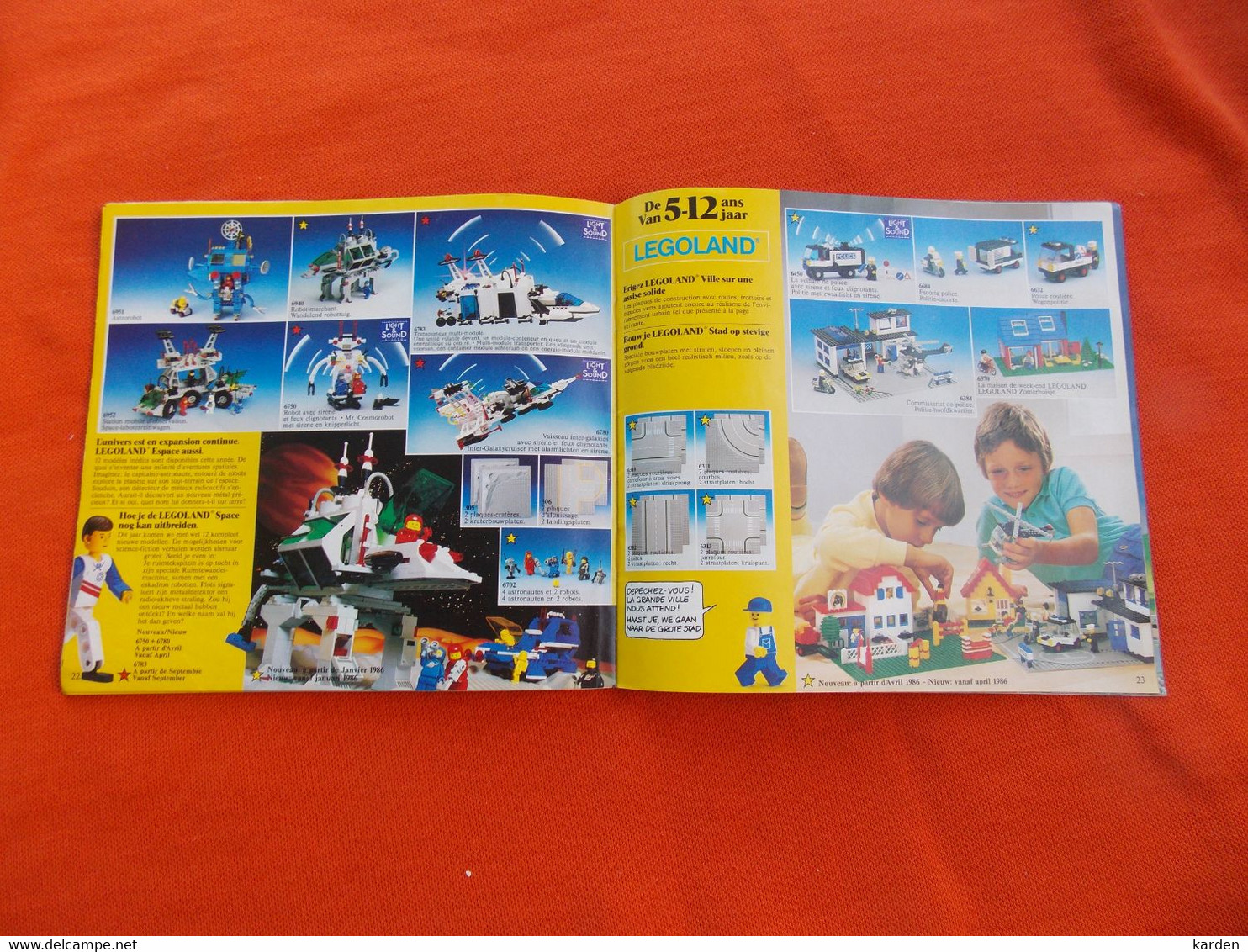 Lego catalogus Assortiment Lego & Duplo 1986