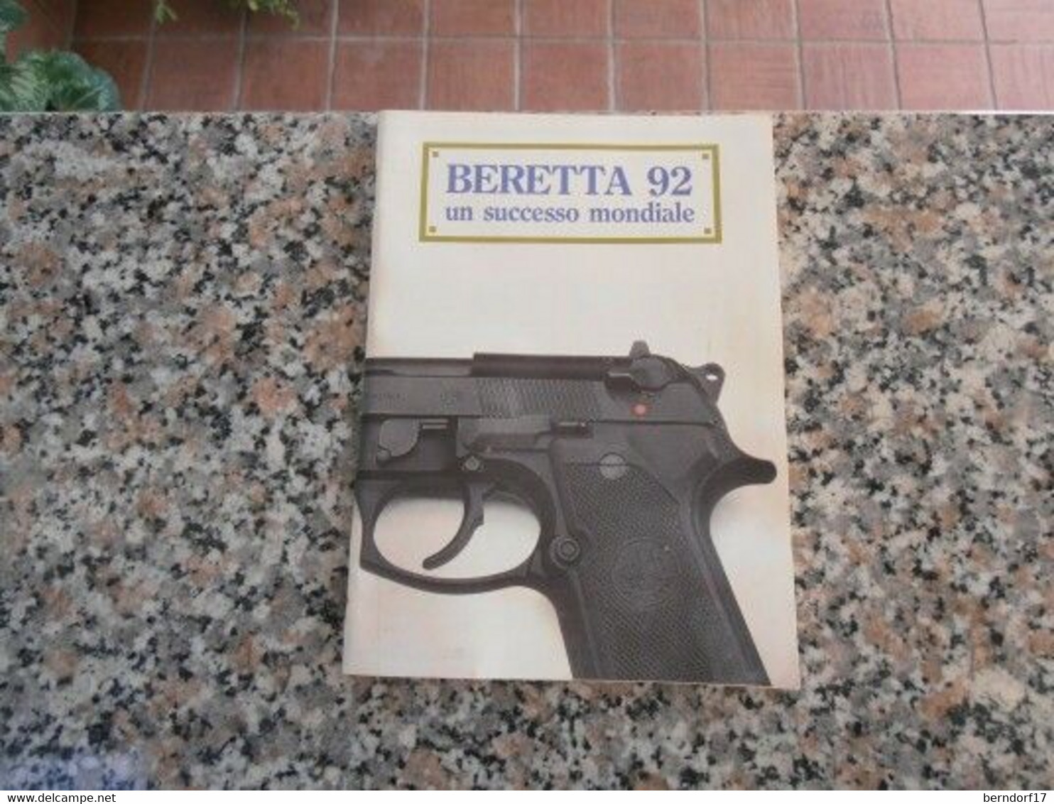 BERETTA - M.92 MANUALE D'USO - Italy