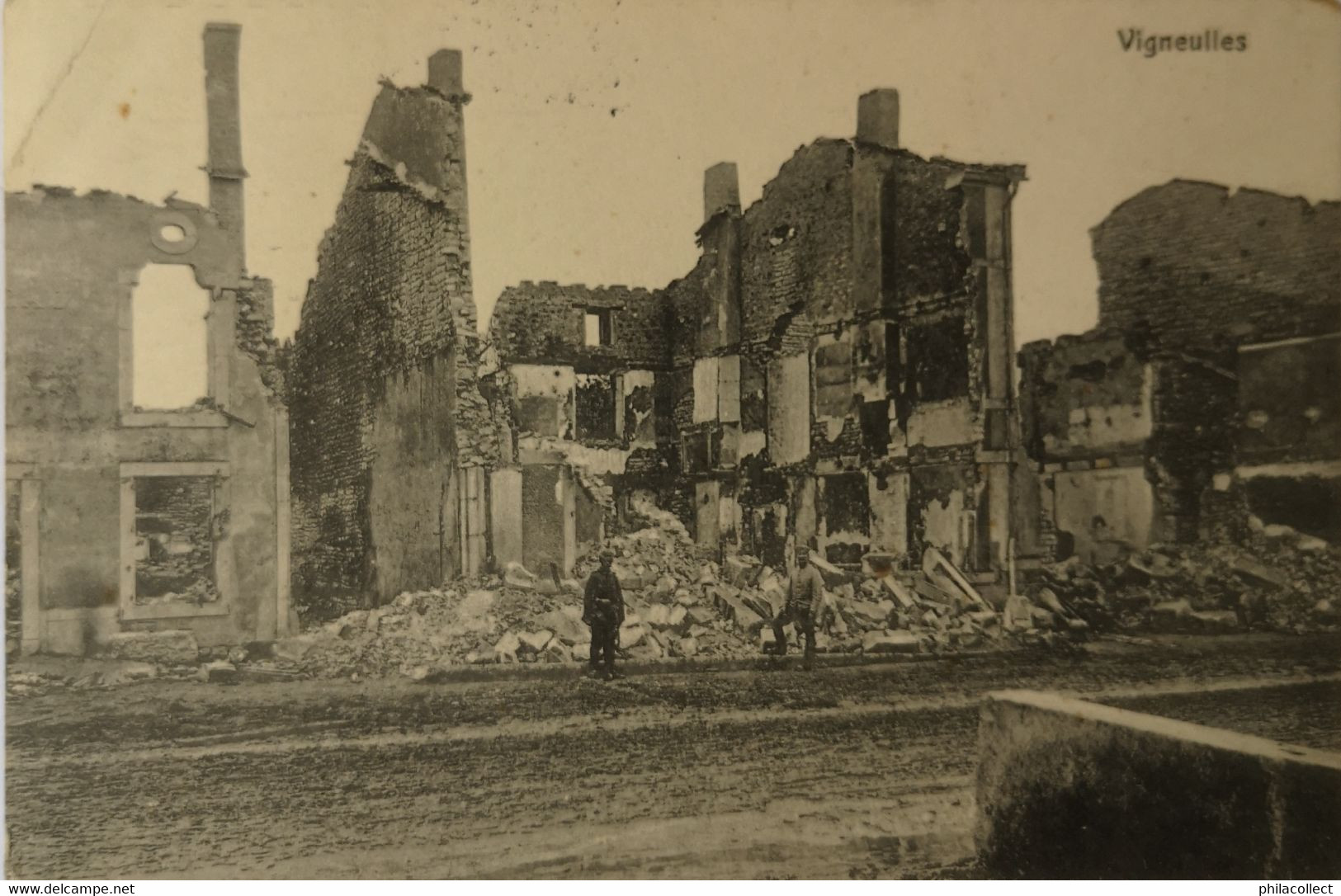 Vigneulles (55) Ruines Guerre - WW1 // Feldpost 1915 - Vigneulles Les Hattonchatel