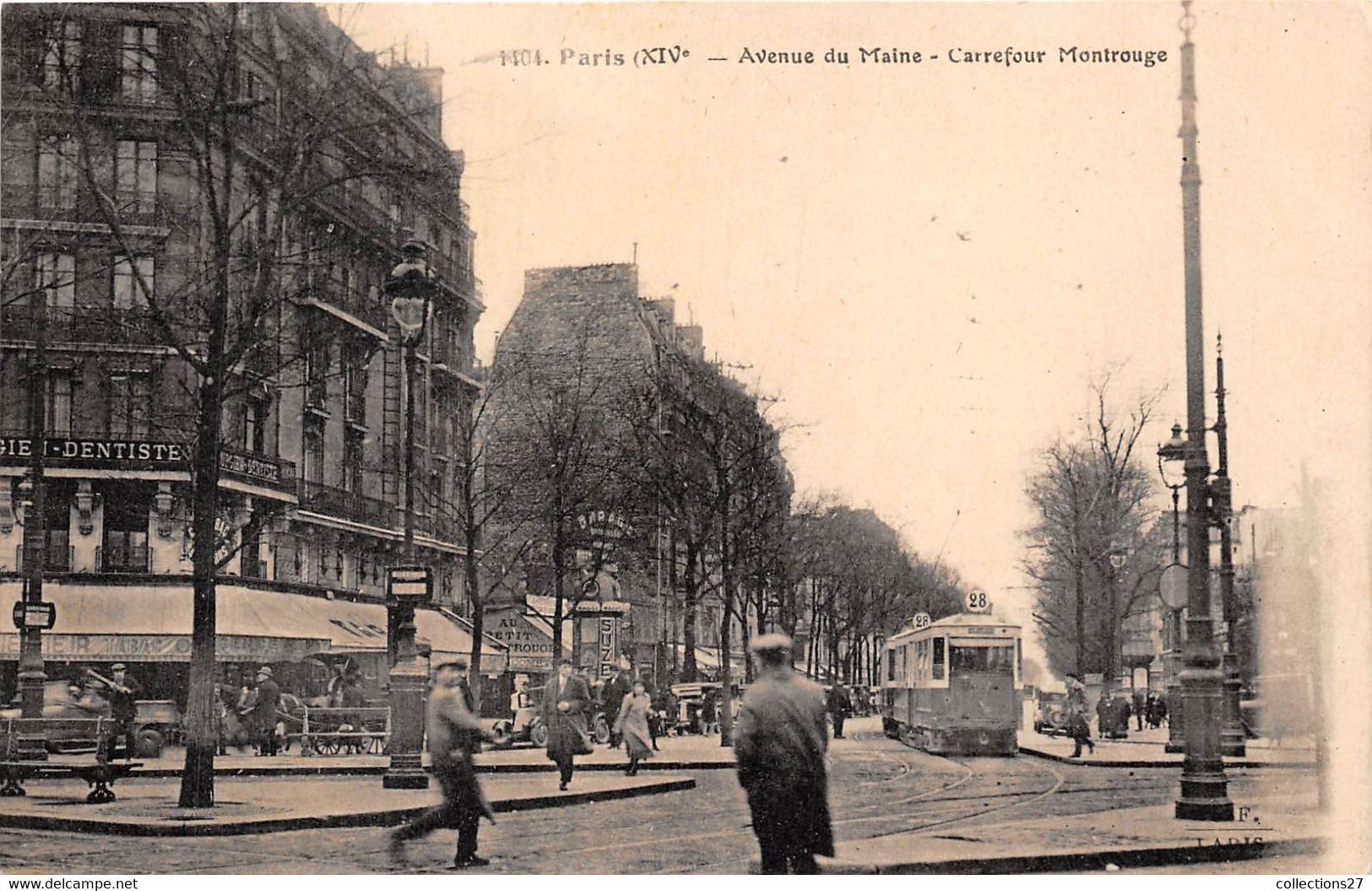 PARIS-75014- AVENUE DU MAINE, CARREFOUR MONTROUGE - Arrondissement: 14