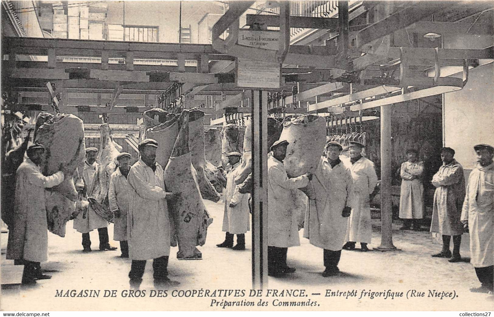 PARIS-75014- RUE NIEPCE- MAGASIN DE GROS DES COOPERATIVES DE FRANCE, PREPARATION DES COMMANDES - Arrondissement: 14