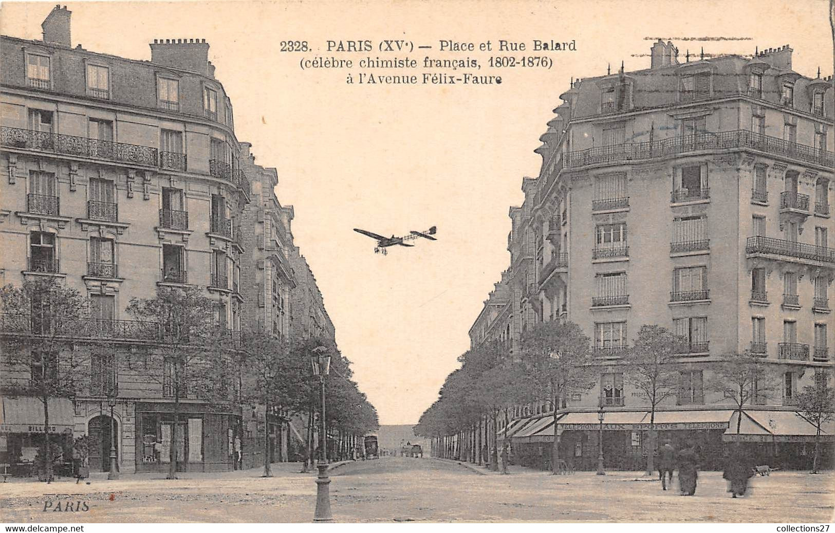 PARIS-75015- PLACE ET RUE BALARD ( CELEBRE CHIMISTE FRANCAIS)- A L'AVENUE PELIX-FAURE - Paris (15)
