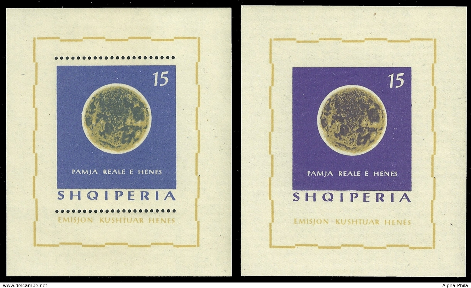 Albanien 1964 - Mi-Nr. Block 24-25 ** - MNH - Weltraum / Space - Albania