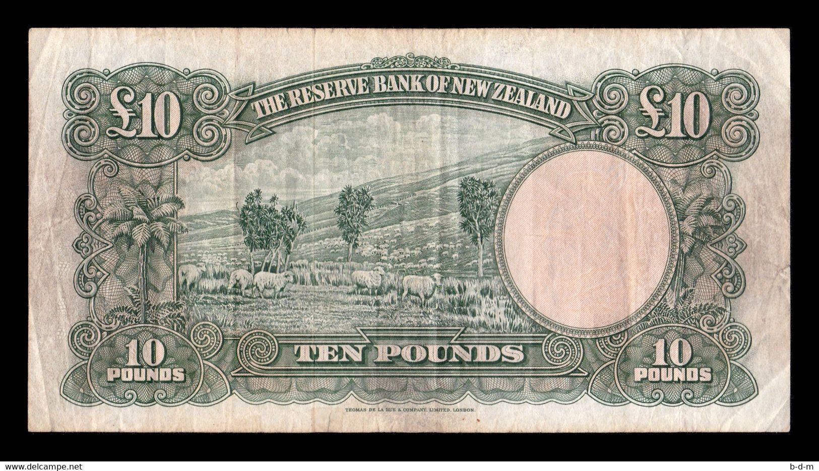 Nueva Zelanda New Zealand 10 Pounds 1967 Pick 161d BC F - New Zealand