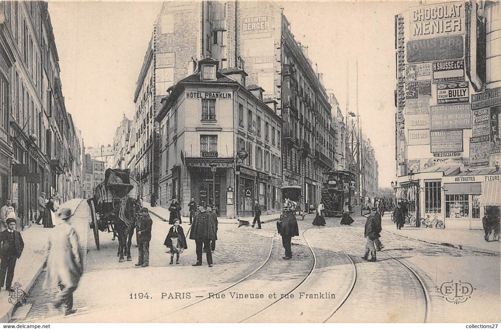 PARIS-75016- RUE VINEUSE ET RUE FRANKLIN - Arrondissement: 16