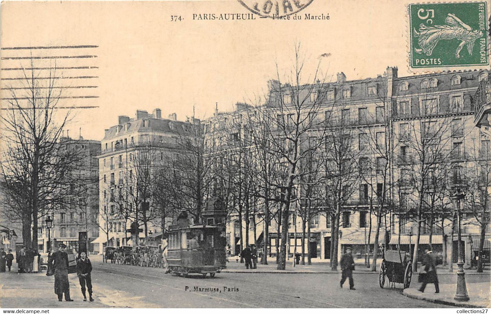 PARIS-75016- AUTEUIL, PLACE DU MARCHE - Arrondissement: 16