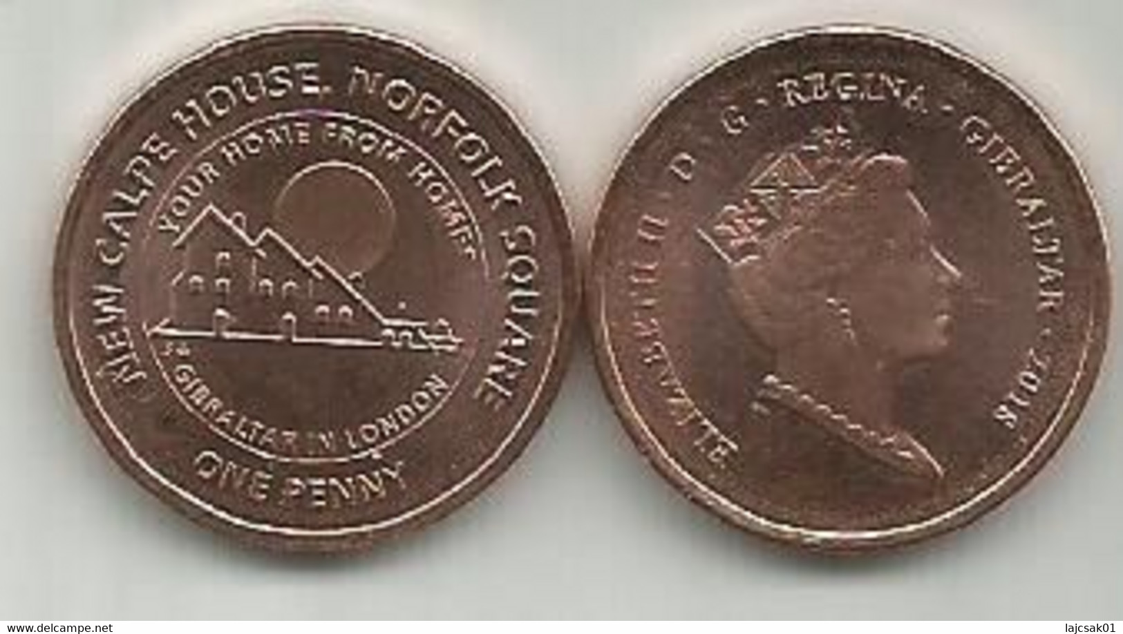 Gibraltar 1 Penny 2018. High Grade - Gibraltar