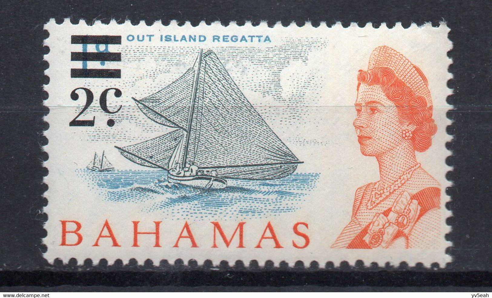 BAHAMAS/1966/MH/SC#231/QUEEN ELIZABETH II / QEII / SAILING / BOATS - Autres & Non Classés