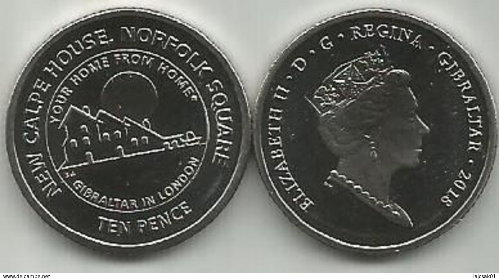 Gibraltar 10 Pence 2018. High Grade - Gibraltar