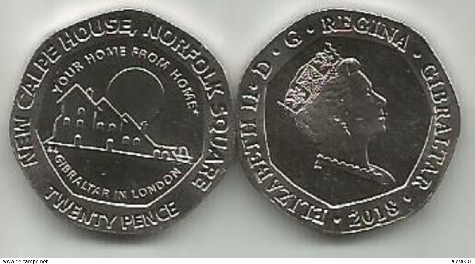 Gibraltar 20 Pence 2018. High Grade - Gibraltar