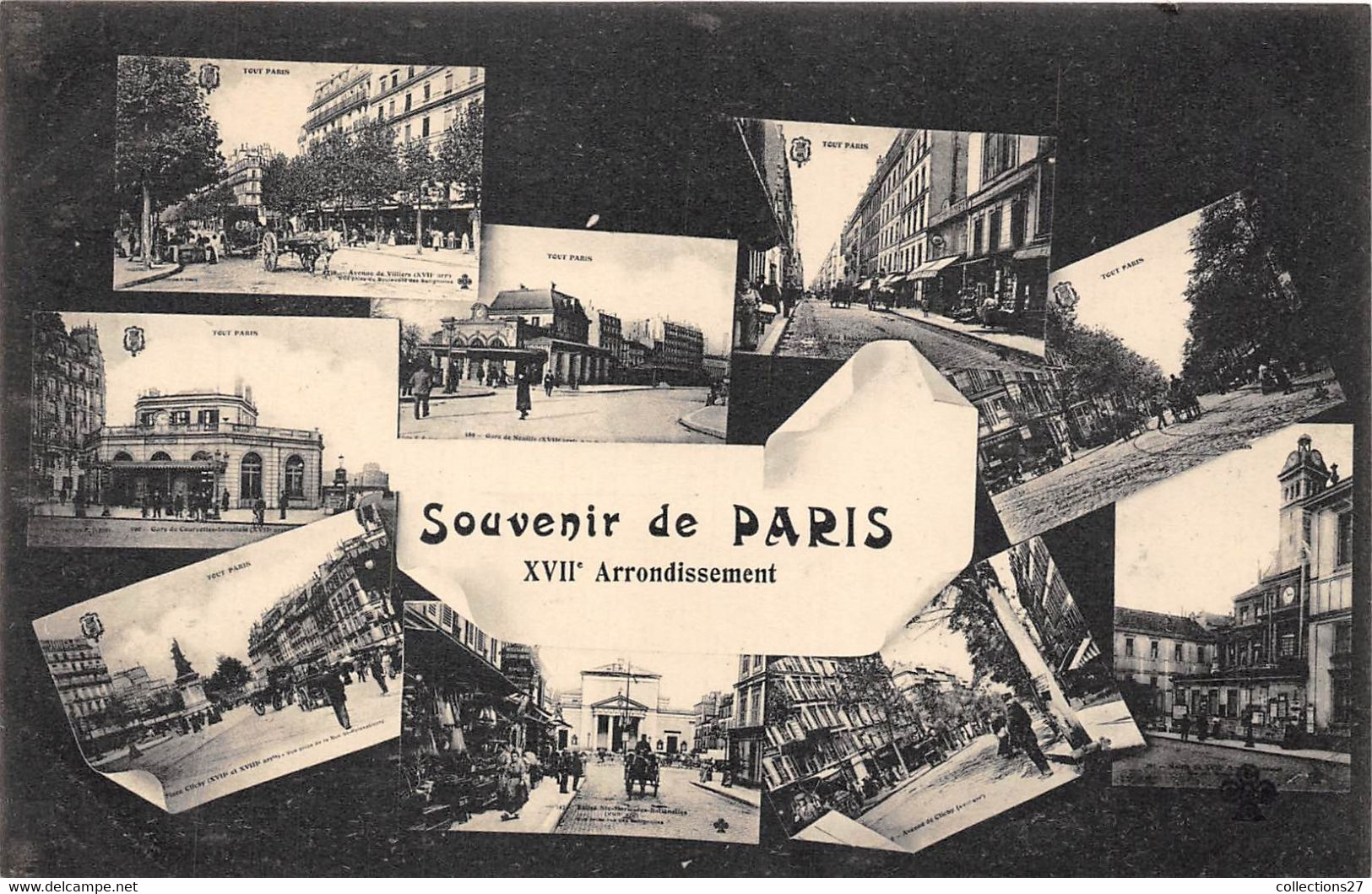 PARIS-75017-SOUVENIR MULTIVUES - Arrondissement: 17