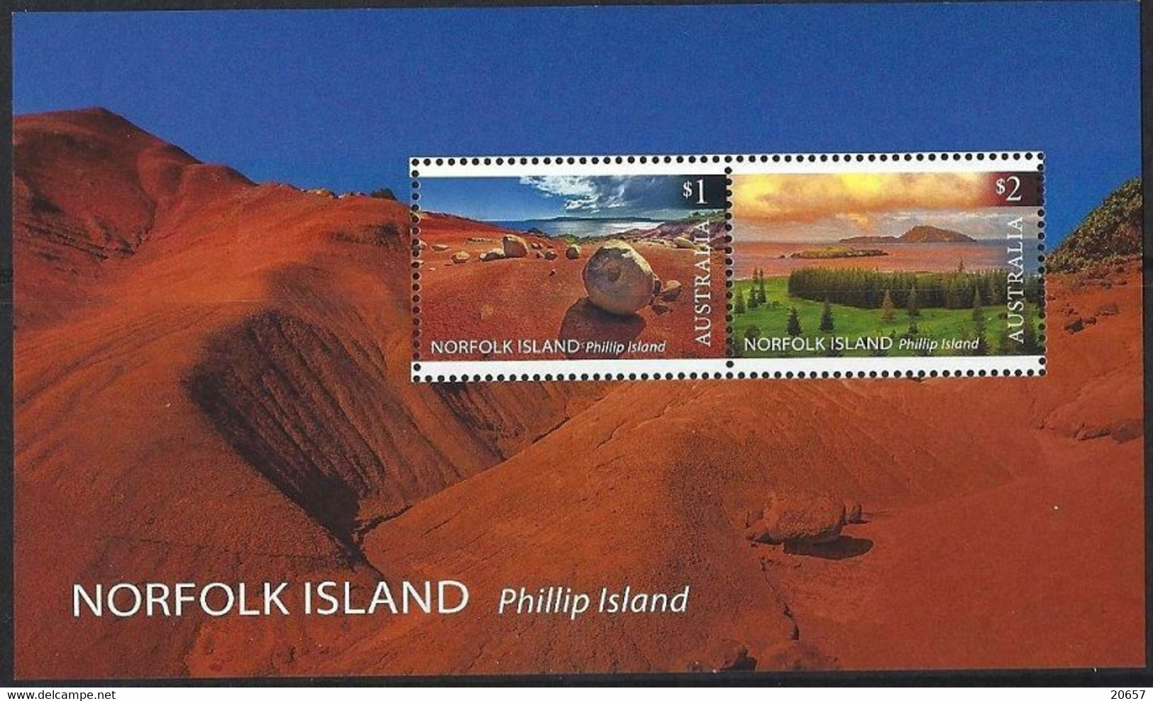 NORFOLK 1209/10 Et Bf 078 Phillip Island - Isole