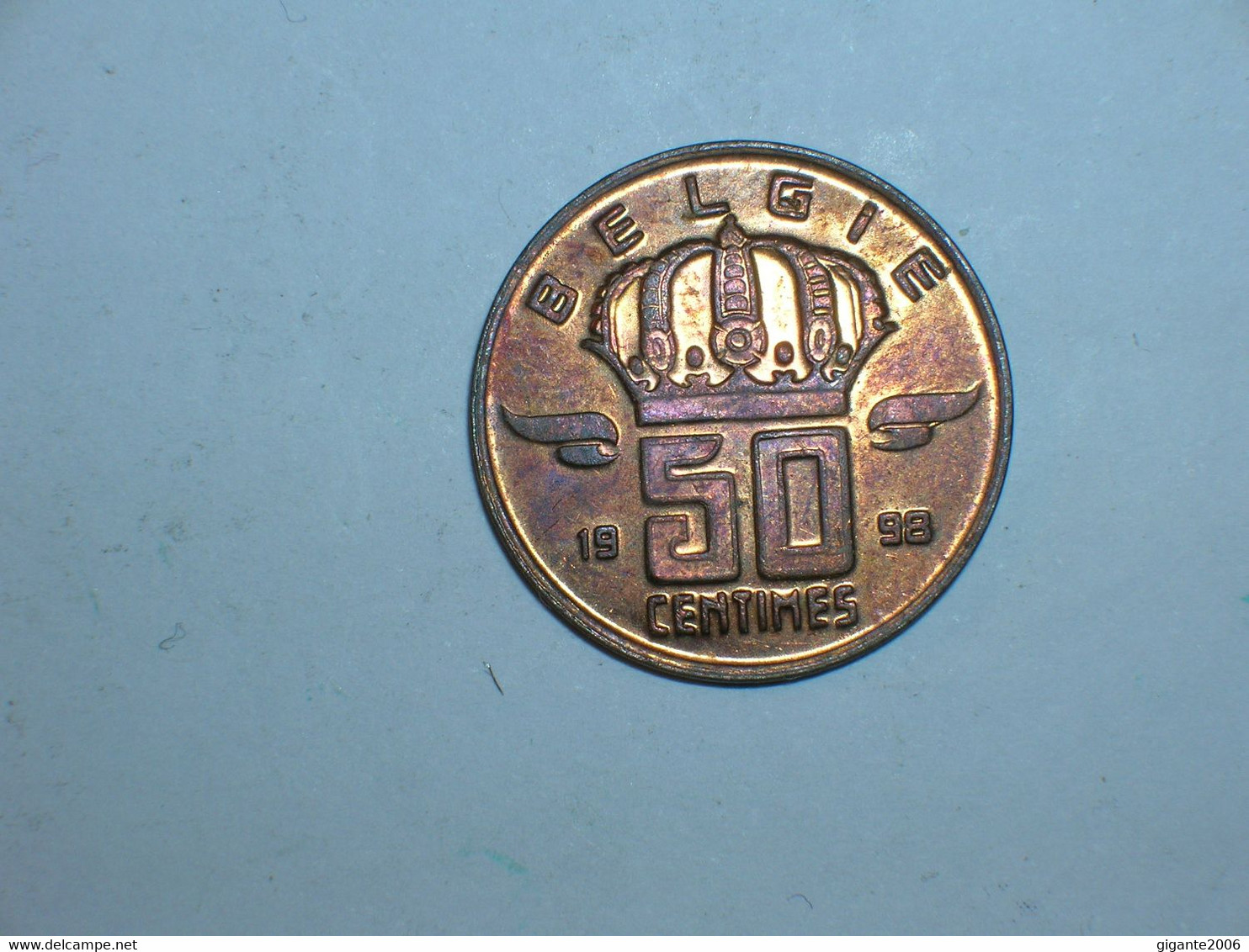 BELGICA 50 CENTIMOS 1998 FL (9581) - 50 Cents