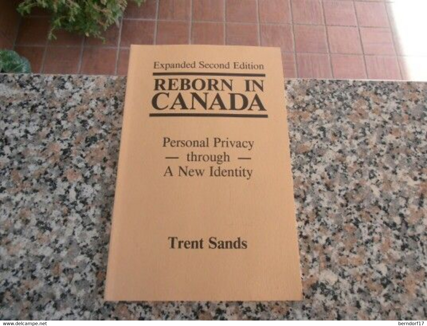 TRENT SANDS - REBORN IN CANADA - Andere & Zonder Classificatie