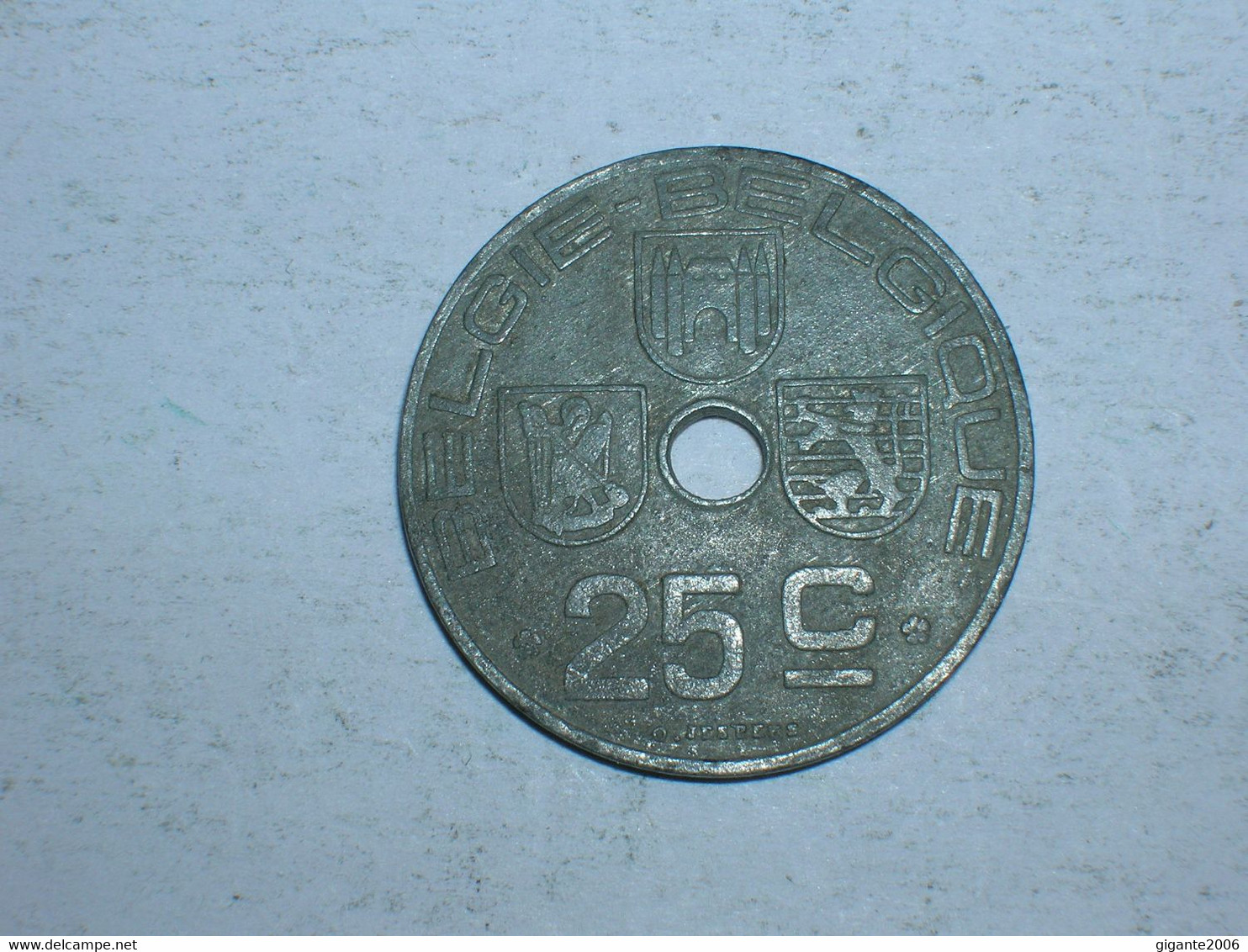 BELGICA 25 CENTIMOS 1944 FL (9722) - 25 Centesimi