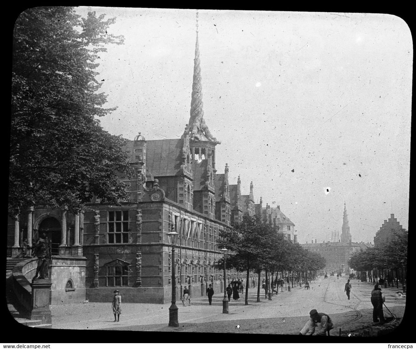 V1089 - DANEMARK - COPENHAGUE - La Bourse - Plaques De Verre