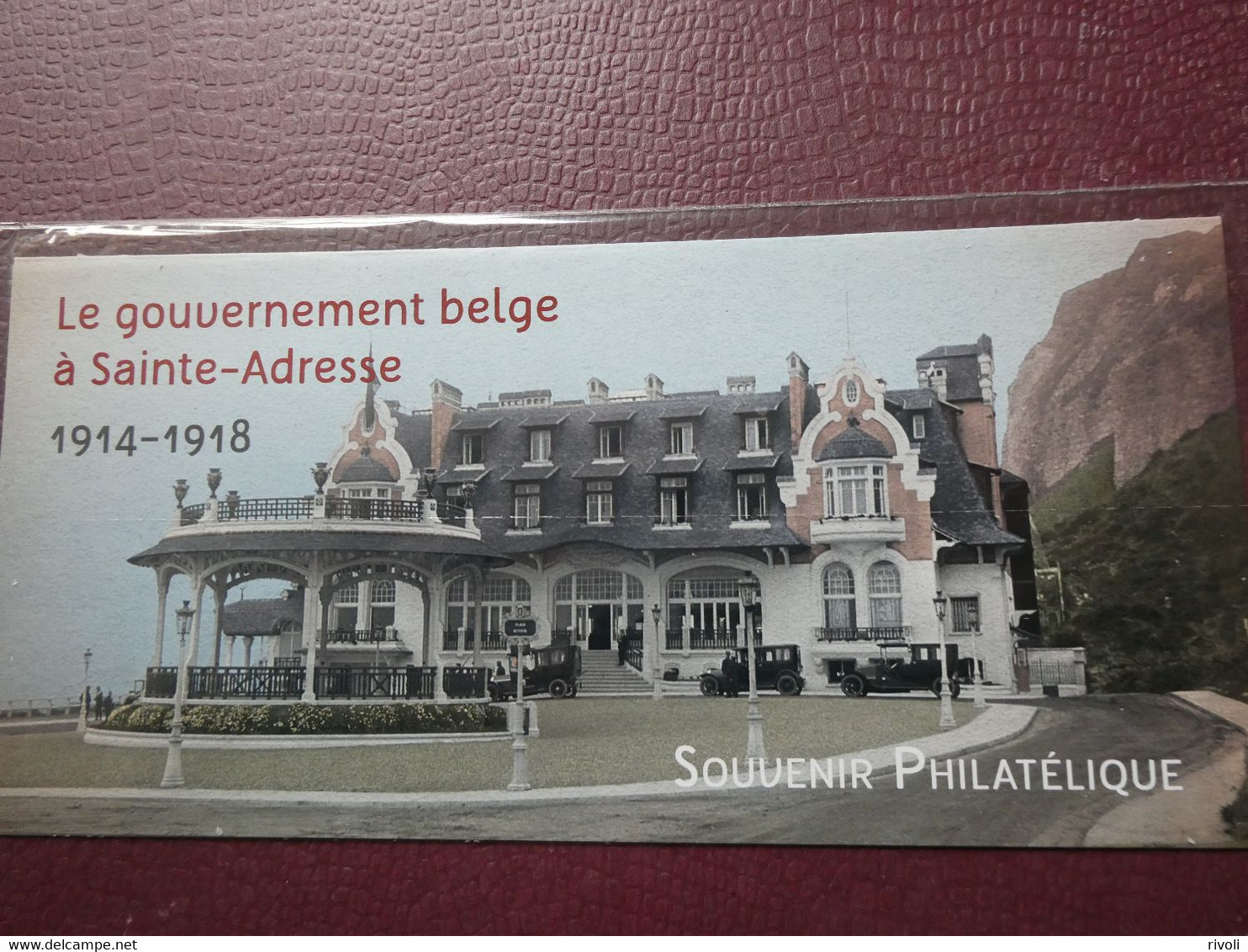 BLOC SOUVENIR 2015 Nº 110 TTB LE GOUVERNEMENT BELGE A STE ADRESSE  " TTB NEUF ** SOUS BLISTER - Blocs Souvenir