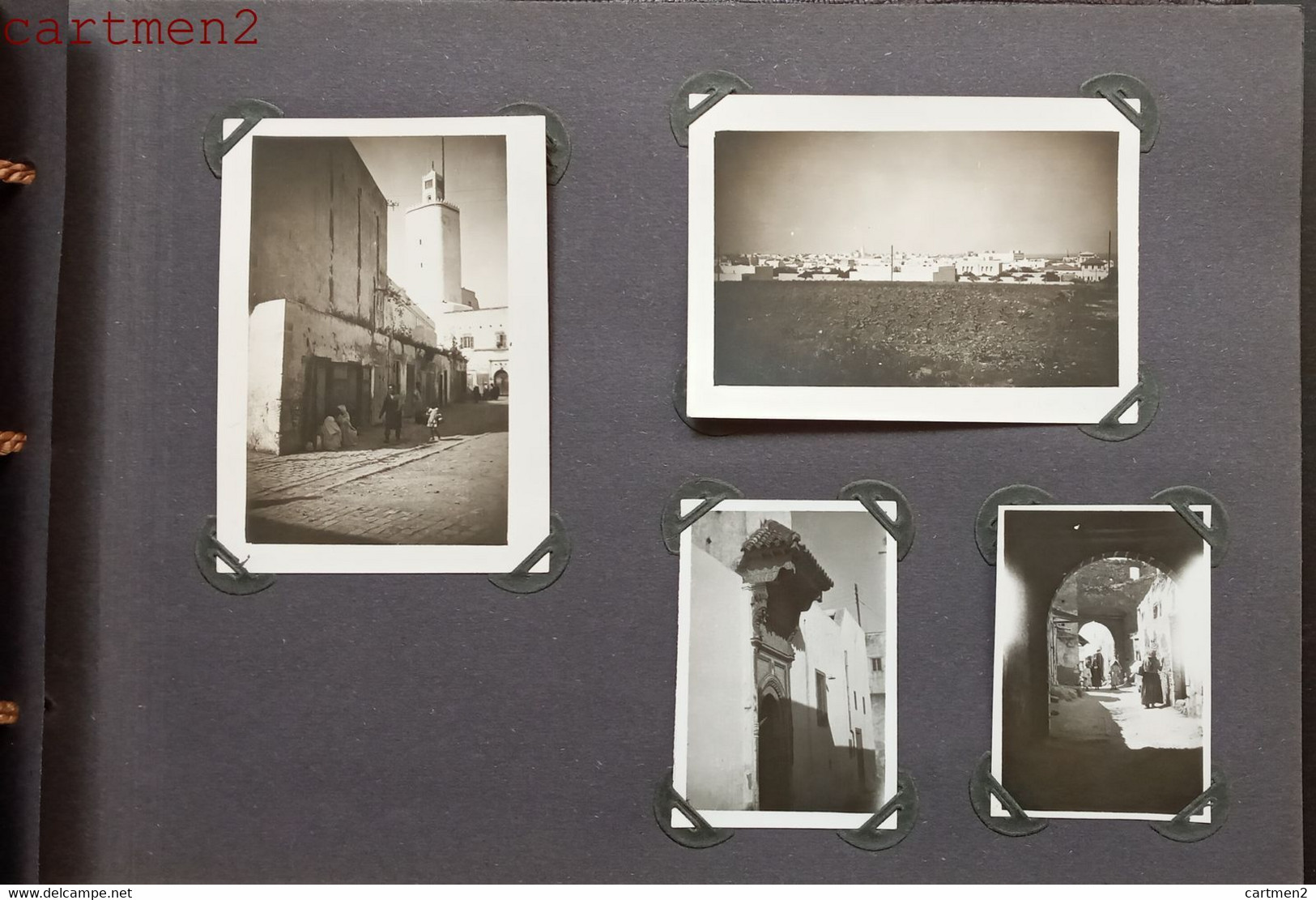 ALBUM GUERRE MAROC CHAR DE COMBAT TANK MAZAGAN CASQUES BLANCS ZOUAVES VOLUBILIS MEKNES CASABLANCA MAZAGAN - War, Military