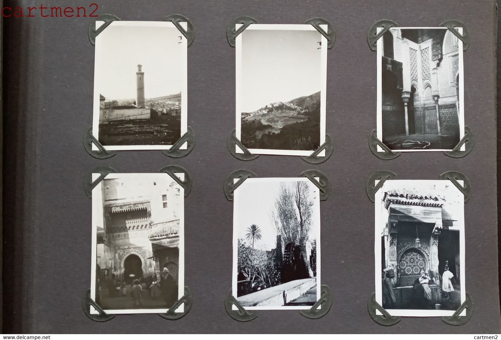 ALBUM GUERRE MAROC CHAR DE COMBAT TANK MAZAGAN CASQUES BLANCS ZOUAVES VOLUBILIS MEKNES CASABLANCA MAZAGAN