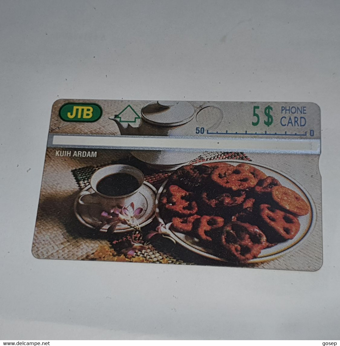 Brunei-(BRN-L-01A)-(4)-(5$)-(431B59084)(1994)-(look From Number)-used+1card Prepiad/gift Free - Brunei