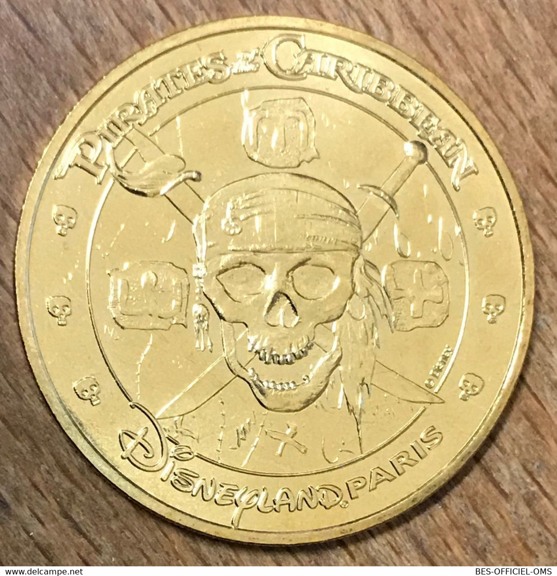 77 DISNEYLAND N°27 PIRATES CARIBBEAN DISNEY MDP 2018 MÉDAILLE MONNAIE DE PARIS JETON TOURISTIQUE MEDALS COINS TOKENS - 2018