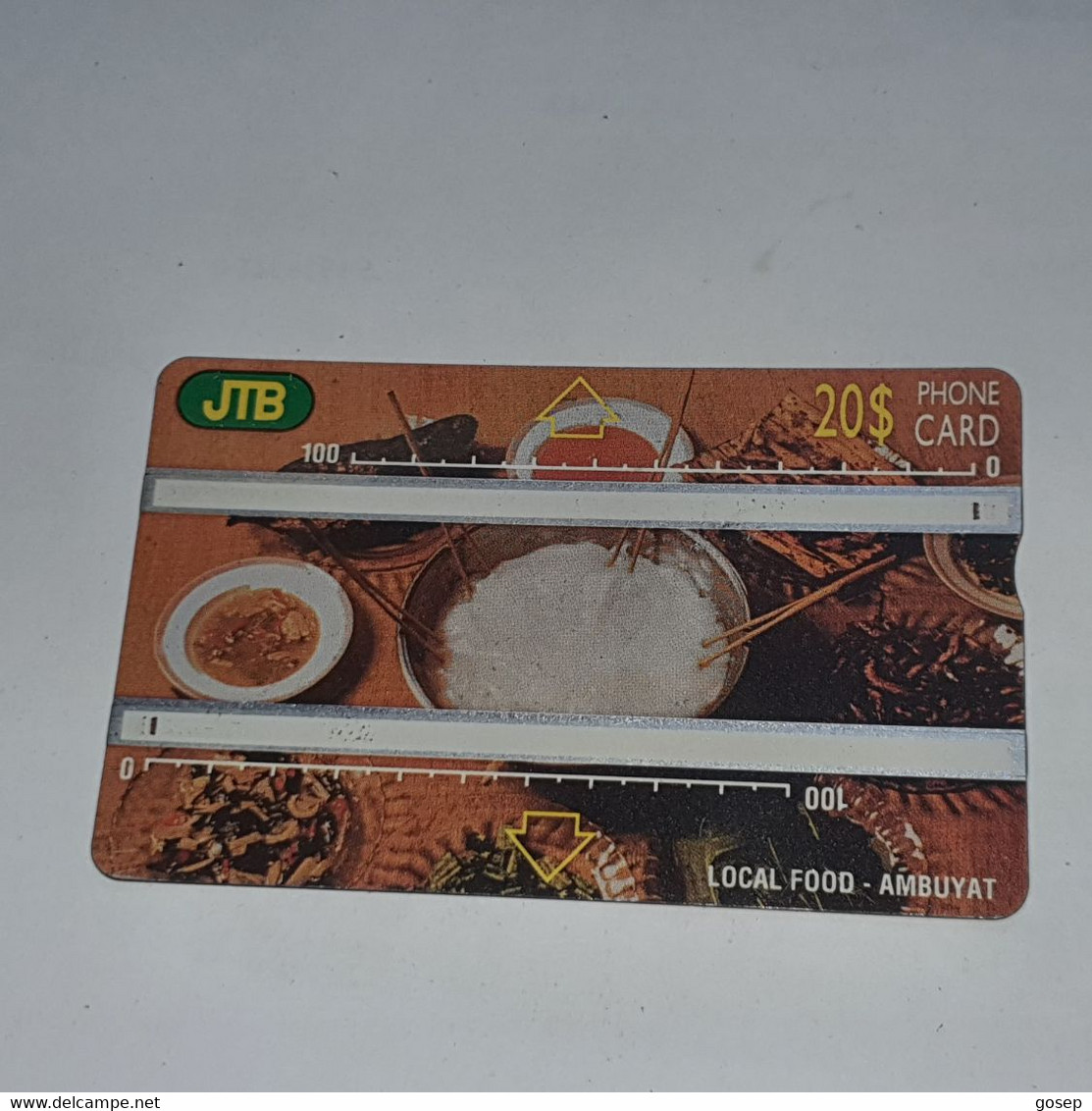 Brunei-(BRN-L-03A)-(12)-(20$)-(451B34439)(1994)-(look From Number)-used Card+1card Prepiad/gift Free - Brunei