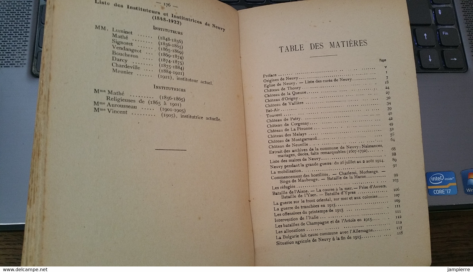 Neuvy (03, Allier) - Histoire De Neuvy Et De Ses Gentilhommières, Neuvy Pendant La Guerre - Chardeville - 1924 - Rare - Bourbonnais