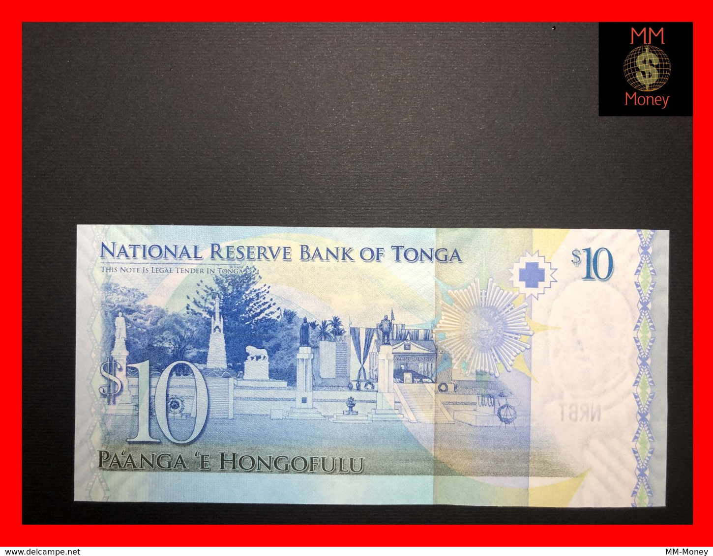 TONGA  10 Pa’anga  2009 P. 40  UNC - Tonga