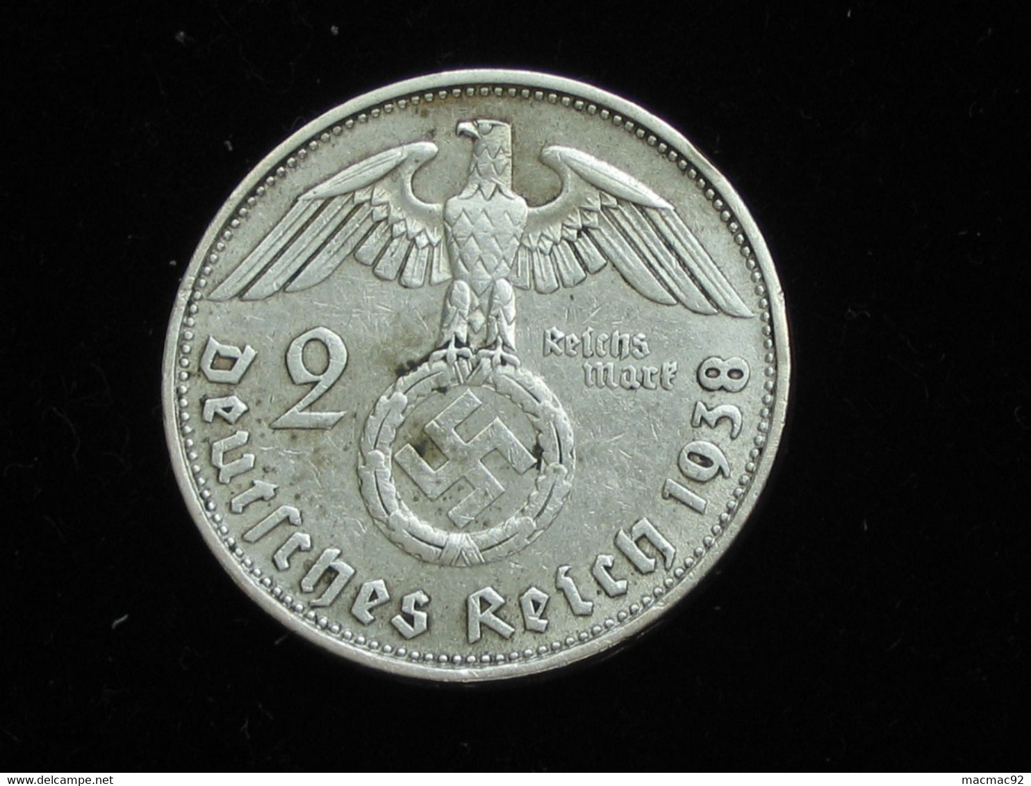 2 Reichsmark 1938 B - Allemagne - Third Reich **** EN ACHAT IMMEDIAT **** - 2 Reichsmark