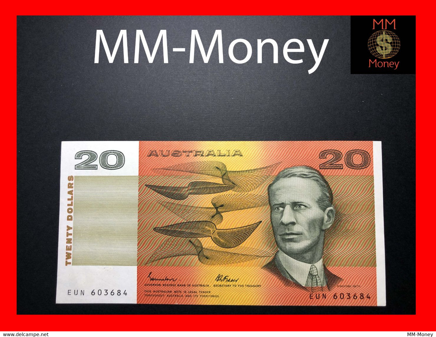 AUSTRALIA 20 $ 1985 P. 46   Sig. Johnston - Fraser   XF \ AU     [MM-Money] - 1974-94 Australia Reserve Bank (papier)