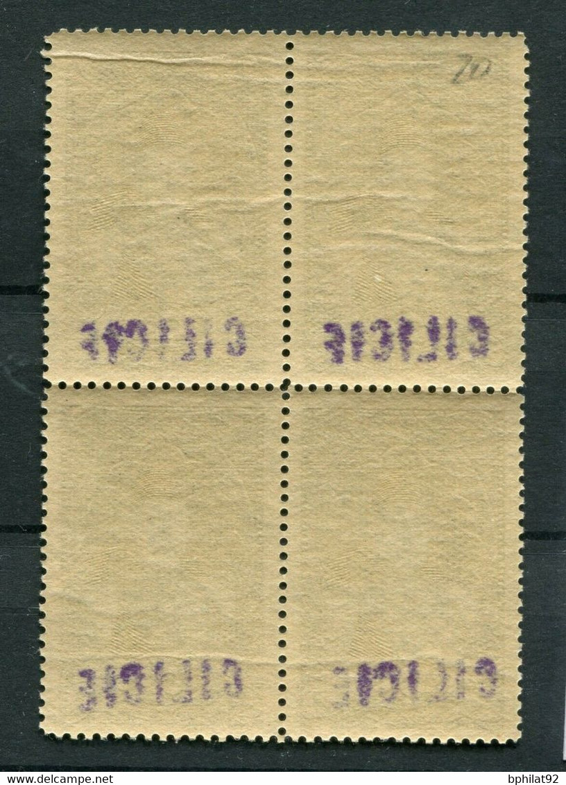 !!! CILICIE, BLOC DE 4 DU N°20 NEUF ** - Unused Stamps