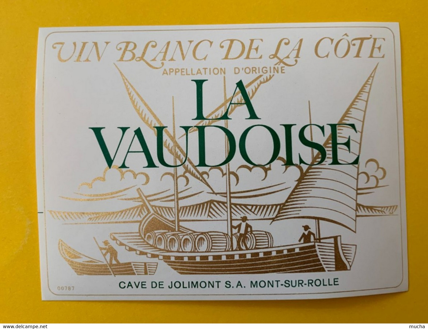 18988 - La Vaudoise Un Blanc De La Côte - Bateaux à Voile & Voiliers