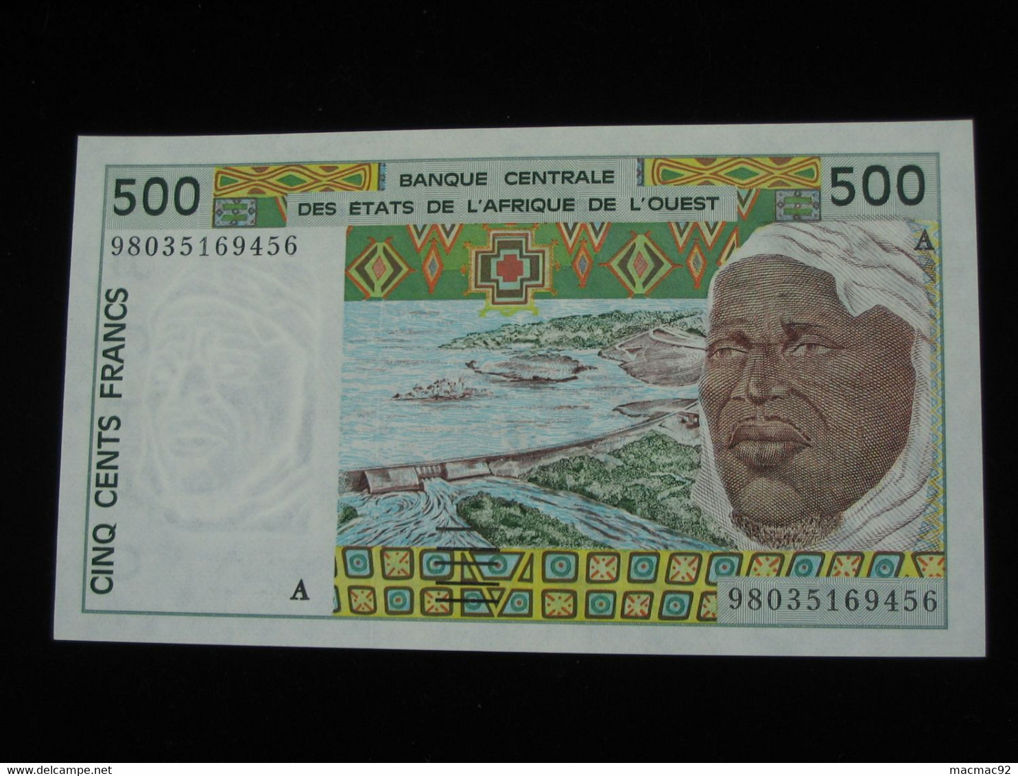 COTE D'IVOIRE -  500 Francs 1996-1997 A - Banque Centrale Des Etats De L'Afrique De L'Ouest  **** EN ACHAT IMMEDIAT **** - Côte D'Ivoire