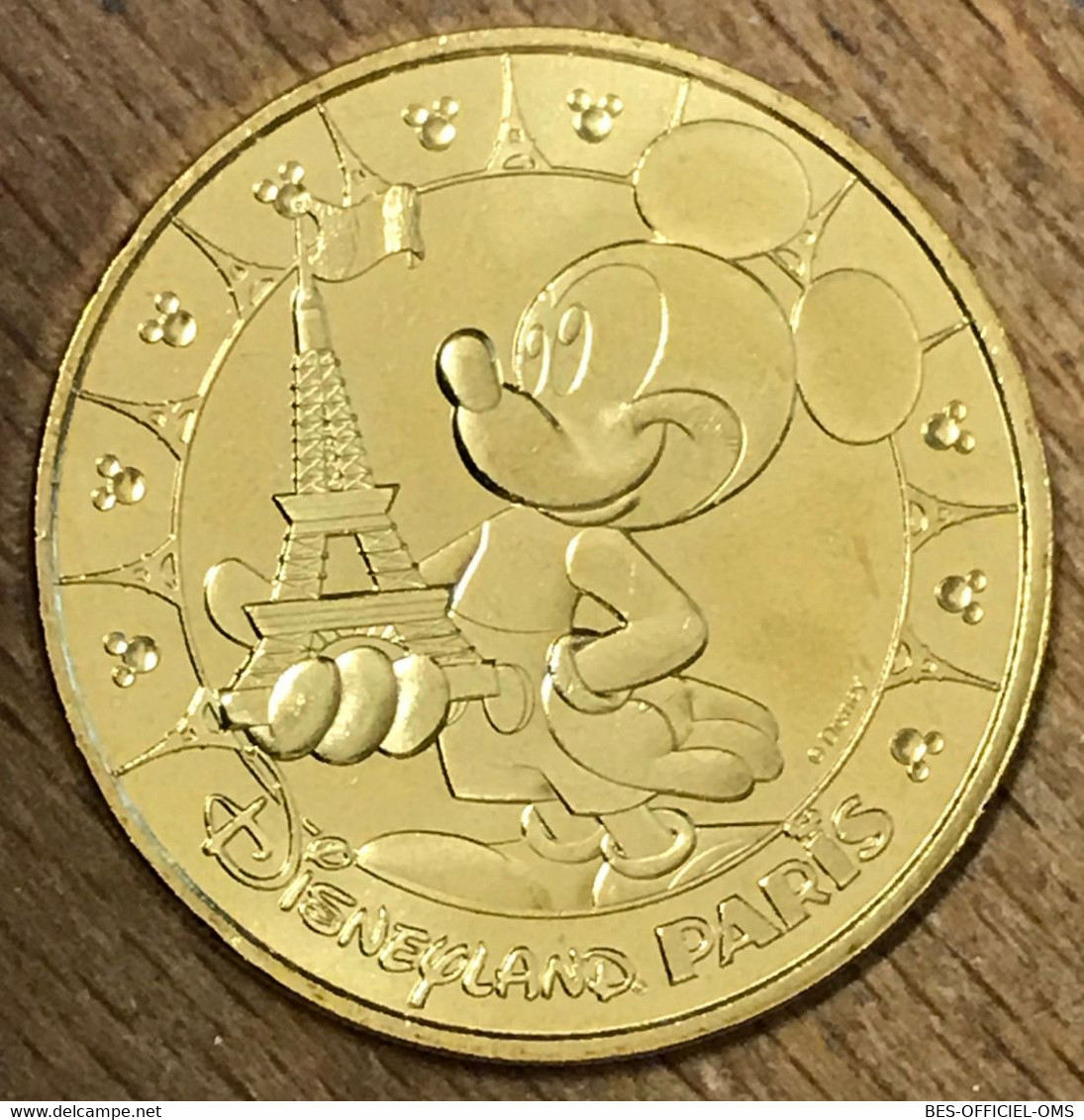 77 DISNEYLAND N°33 MICKEY TOUR EIFFEL DISNEY MDP 2017 MÉDAILLE MONNAIE DE PARIS JETON TOURISTIQUE MEDALS COINS TOKENS - 2017