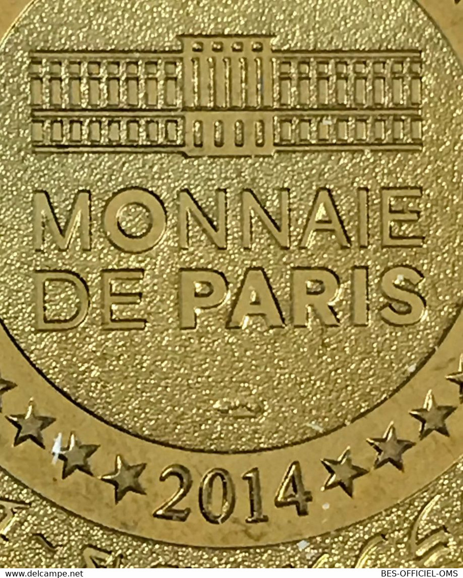 77 DISNEYLAND N°33 MICKEY TOUR EIFFEL DISNEY MDP 2014 INT MÉDAILLE MONNAIE DE PARIS JETON TOURISTIQUE MEDALS COIN TOKEN - 2014