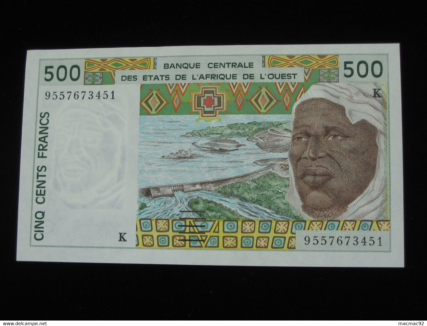 SENEGAL - 500 Francs 1994-1995 K - Banque Centrale Des Etats De L'Afrique De L'Ouest  **** EN ACHAT IMMEDIAT **** - Senegal