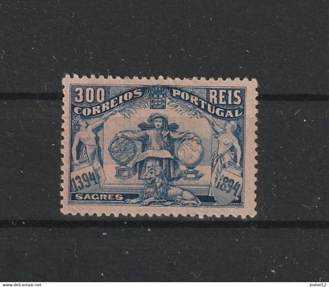 Portugal 1894 Prince Henry 300r Stamp. MH & No Gum - Autres & Non Classés