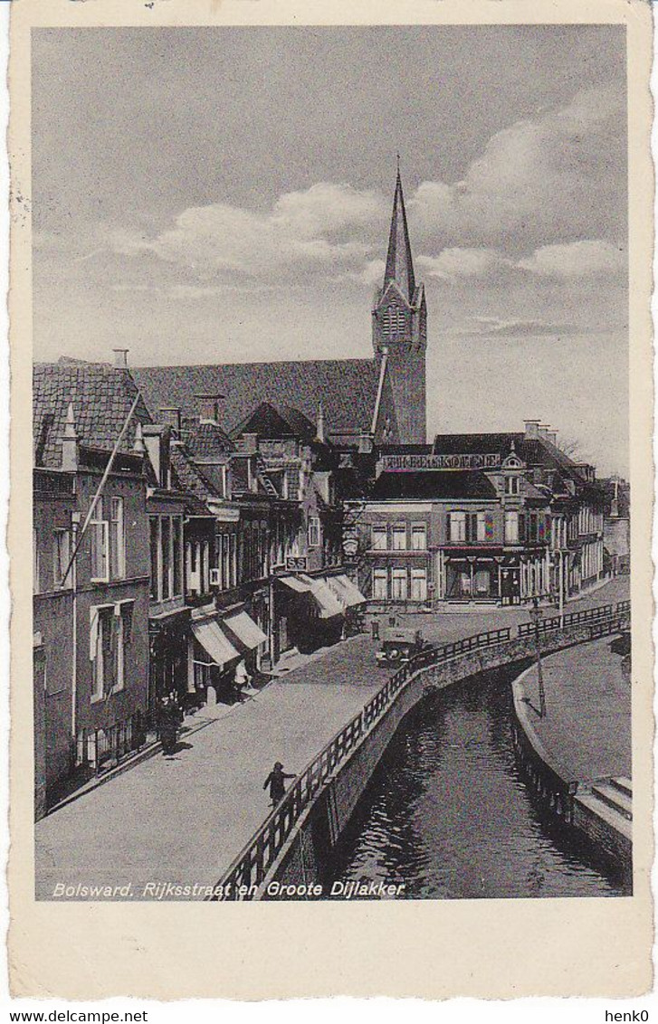 Bolsward Rijksstraat En Groote Dijlakker M1907 - Bolsward