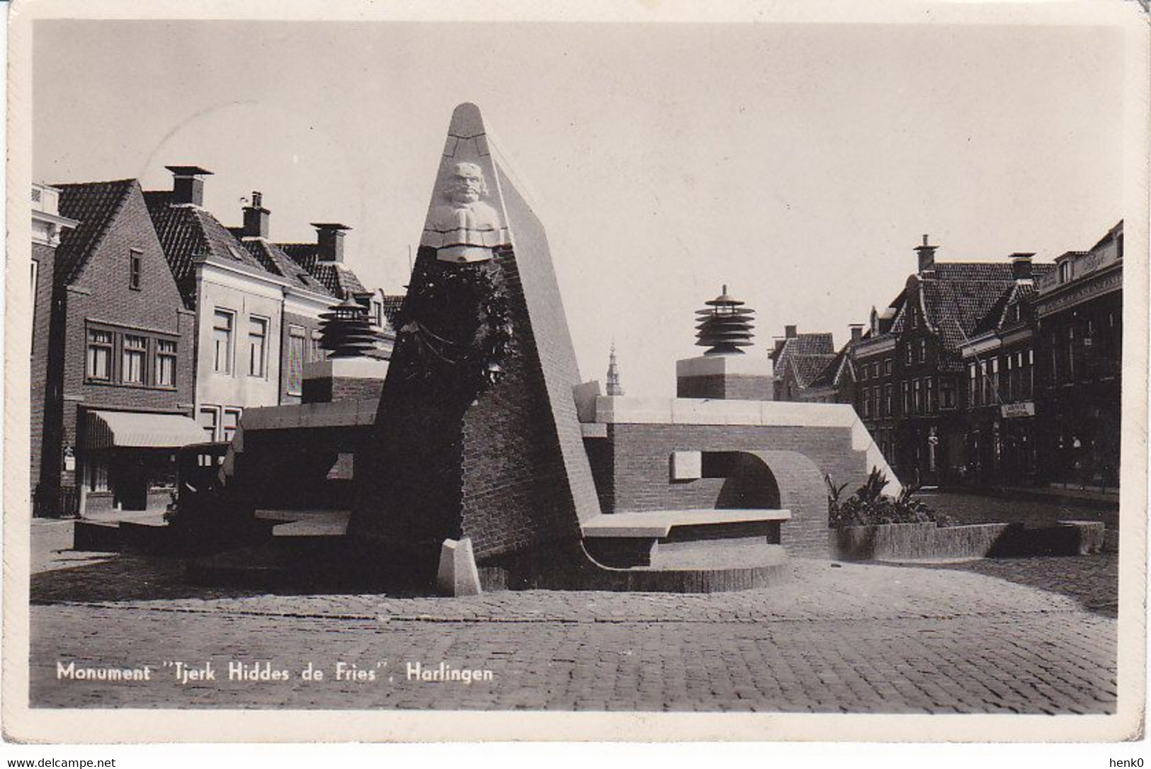 Harlingen Monument Tjerk Hiddes De Fries M1922 - Harlingen