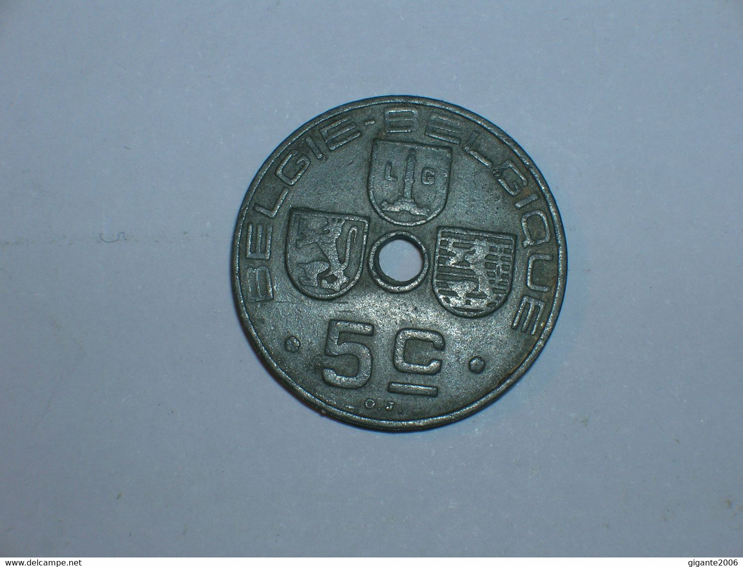 BELGICA 5 CENTIMOS 1942 FL (9748) - 5 Cent