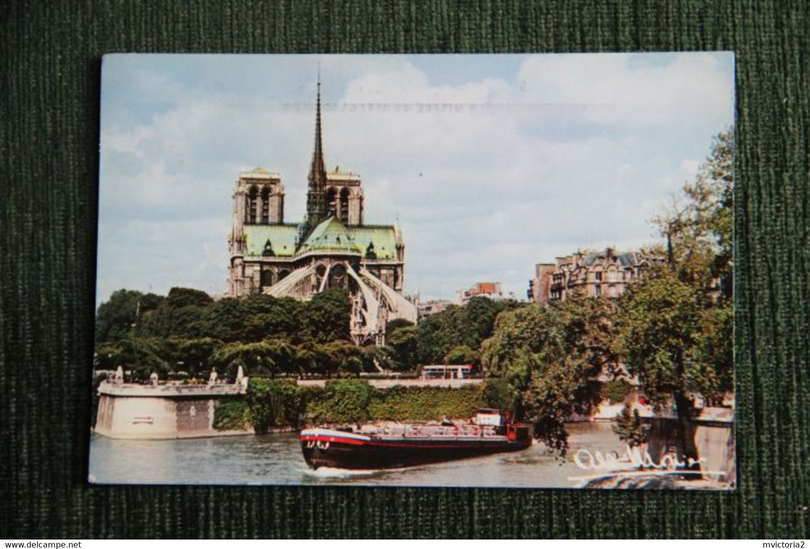 MONIER Albert : PARIS, La SEINE Et NOTRE DAME - Monier