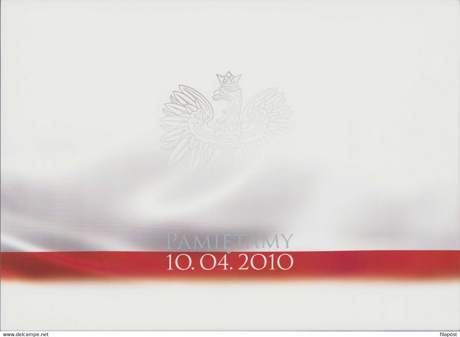 Poland 2017 Booklet / We Remember 10.04.2010 Smolensk Catastrophe, Kaczynski Presidental Couple / Block MNH** + FDC - Cuadernillos