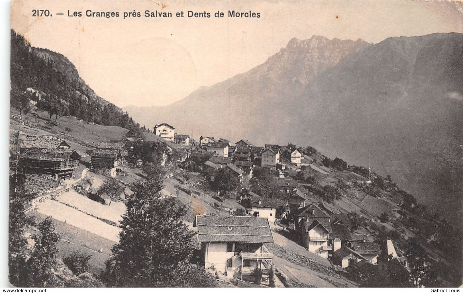 Les Granges Près Salvan Et Dents De Morcles - Granges