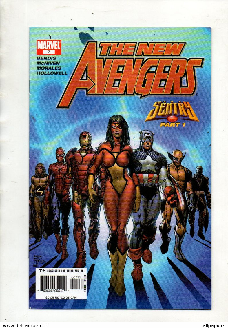 Comics V.O The New Avengers N°7 édition Marvel De Juillet 2005 - Sonstige & Ohne Zuordnung