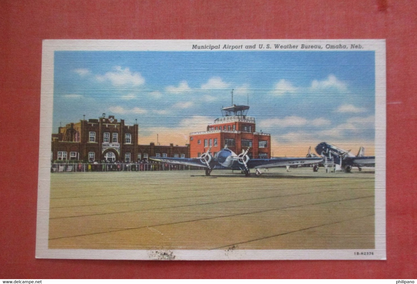 Municipal Airport   & Weather Bureau  Omaha Nebraska > Omaha   Ref 4802 - Omaha