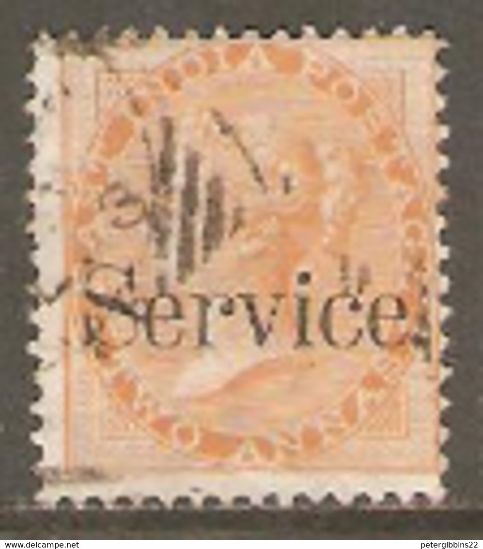 East India  1867  SG 027  2a Overprint  SERVICE     Fine Used - 1854 Compagnia Inglese Delle Indie