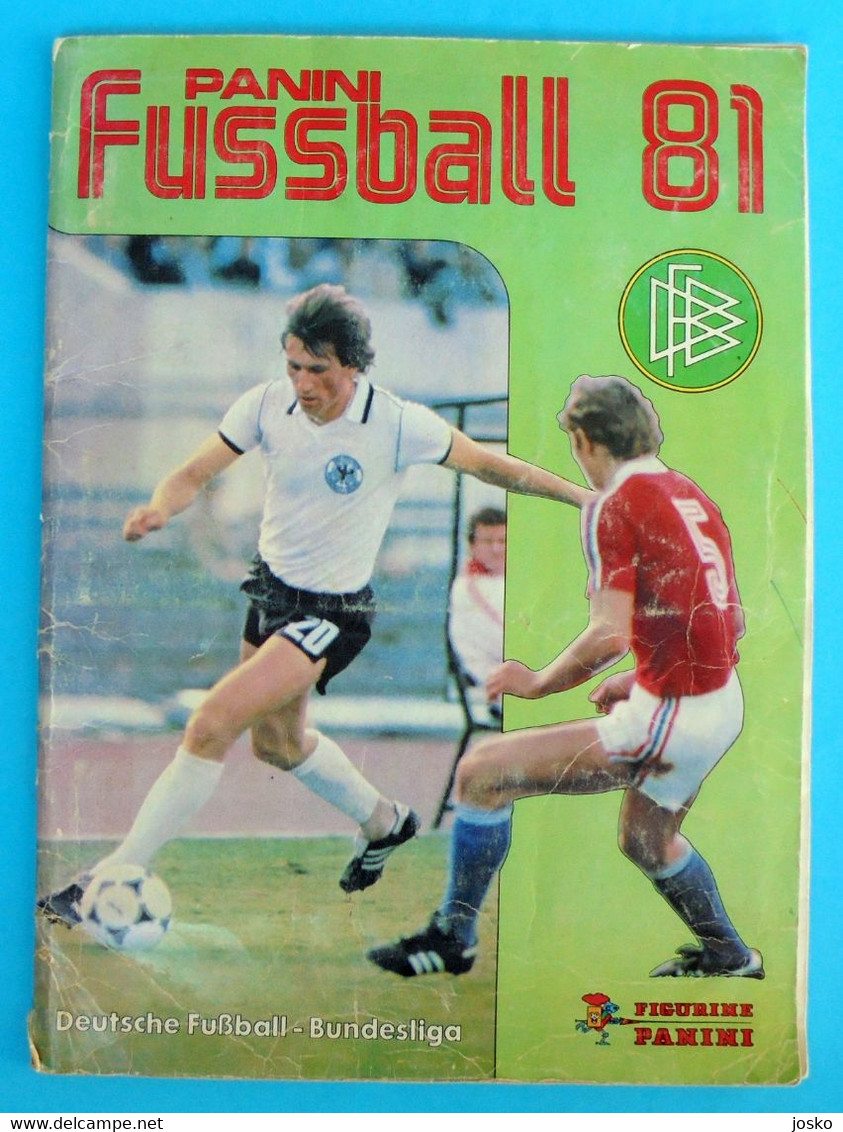 FUSSBALL 81 - Panini Old German Album * COMPLETE * Football Soccer Calcio Foot Futbol Futebol Germany Deutschland - Edizione Tedesca