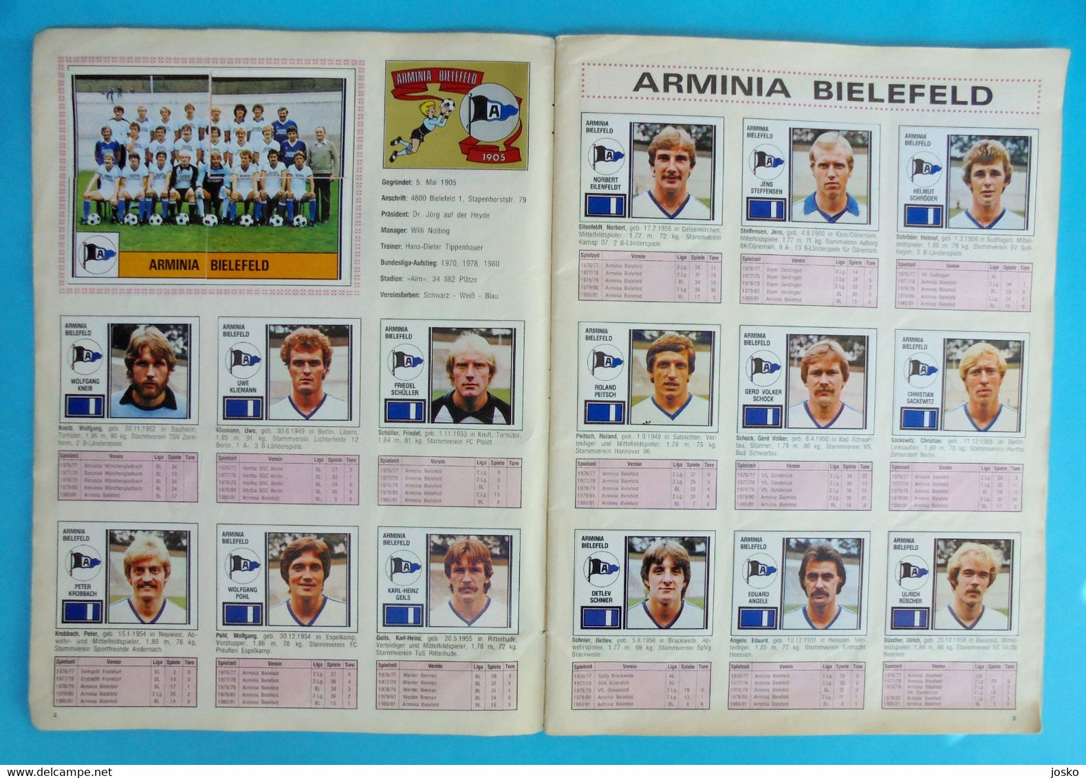 FUSSBALL 81 - Panini Old German Album * COMPLETE * Football Soccer Calcio Foot Futbol Futebol Germany Deutschland - Edizione Tedesca