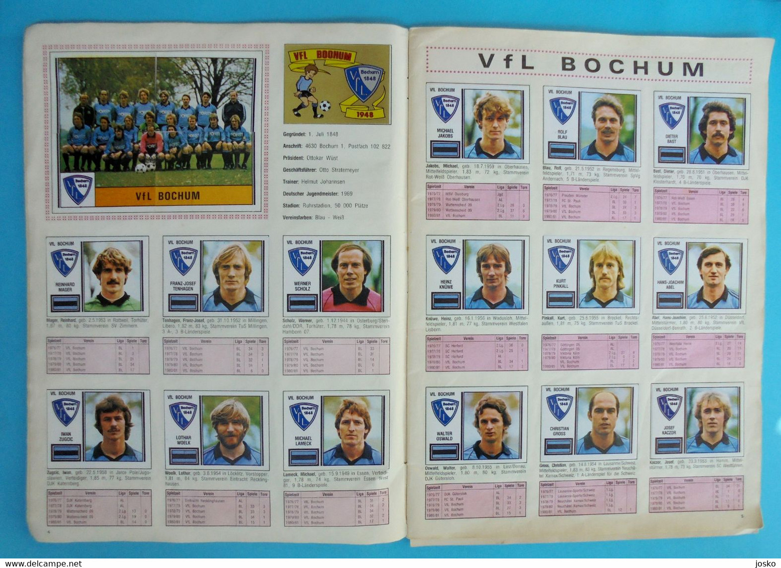 FUSSBALL 81 - Panini Old German Album * COMPLETE * Football Soccer Calcio Foot Futbol Futebol Germany Deutschland - Edizione Tedesca