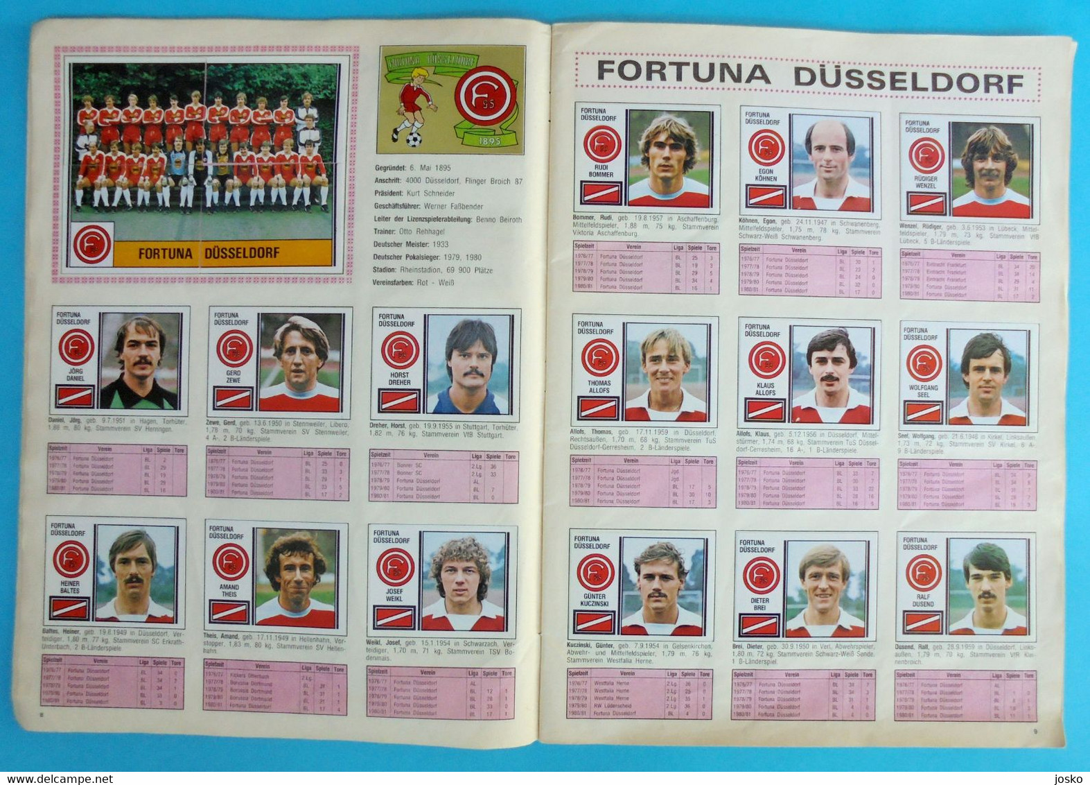 FUSSBALL 81 - Panini old German album * COMPLETE * football soccer calcio foot futbol futebol Germany Deutschland